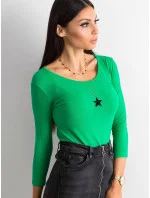 Dámska blúzka RV BZ 4690.67 zelená - Basic Dámska blúzka RV BZ 4690.67 zelená - Basic