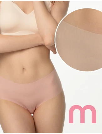 Bezšvové nohavičky Mousse Maxi peach - Julimex