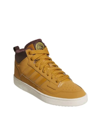Pánske členkové topánky Rapid Court Mid Winterized JR0171 Mustard with Brown - Adidas Pánske členkové topánky Rapid Court Mid Winterized JR0171 Mustard with Brown - Adidas
