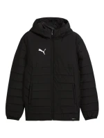 Pánske bundy Puma Team Additions Hooded Padded Jacket black 659795 03 pánske