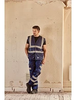 Yoko HVW 120 Hi-Vis sieťovaná bezpečnostná vesta 79.W120 ružová Yoko HVW 120 Hi-Vis sieťovaná bezpečnostná vesta 79.W120 ružová