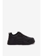 Sneakersy Damskie Na Platformie Big Star SS274589 HI-POLY SYSTEM Czarne