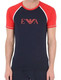 Pánske tričko 111811 0P529 00135 modročervená - Emporio Armani