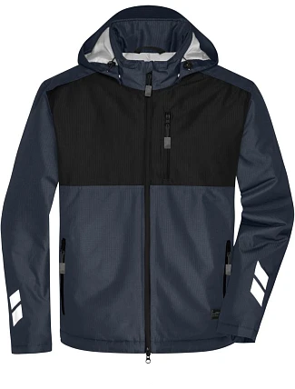 Daiber JN 1815 Pracovná polstrovaná bunda z hardshellu 02.1815 carbon/black Daiber JN 1815 Pracovná polstrovaná bunda z hardshellu 02.1815 carbon/black