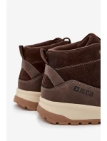 Zamszowe Buty Trekkingowe Męskie Big Star SS174263 Brązowe Zamszowe Buty Trekkingowe Męskie Big Star SS174263 Brązowe