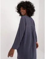Šaty D73761M30430A tmavomodré Šaty D73761M30430A tmavomodré