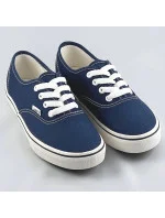 Tmavomodré šnurovacie dámske tenisky (A8865) Tmavomodré šnurovacie dámske tenisky (A8865)