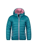 Trollkids Dievčenská prechodná detská bunda Eikefjord teal/mauve (464-334)
