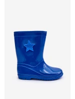 Dziecięce Gumowe Kalosze Niebieskie Malvi