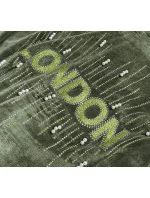 Zelený velúrový dres s aplikáciou (81217)