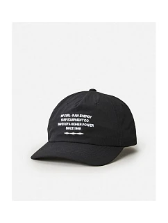 Čiapka s kšiltom RIP CURL Raw Energy Statement Sb Cap, čierna