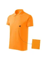 Bavlnené polo tričko Malfini M MLI-212A2 s mandarínkovým vzorom