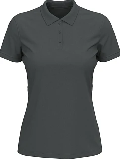 Stedman Lux Polo Women Dámske piqué polo „Lux“ 05.9160 šedá ako bridlica