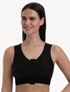 Valencia kompresná podprsenka so zapínaním vpredu 1198 čierna - Anita Care