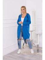 Nevädze modrá zateplená bunda s kapucňou Nevädze modrá zateplená bunda s kapucňou