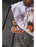 Dziecięce Pachnące Sandałki Na Rzep ZAXY LL385026 Pomarańczowe
