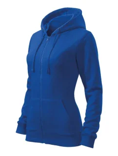 Trendy mikina na zips ženy kráľovská modrá