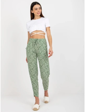 Nohavice D73770M61869I pistácie Nohavice D73770M61869I pistácie