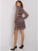 Šaty LC SK 22K 3001.28P čierna a červená