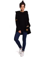 B131 Sveter s vysokým golierom - indigo B131 Sveter s vysokým golierom - indigo