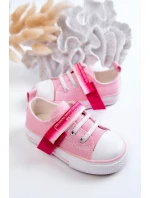 Dziecięce Niskie Trampki BIG STAR JJ374078 Różowe