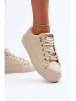 Damskie Sneakersy Big Star NN274210 Beżowe