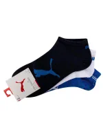 Ponožky 3Pack 100000969 black-blue-white - Puma