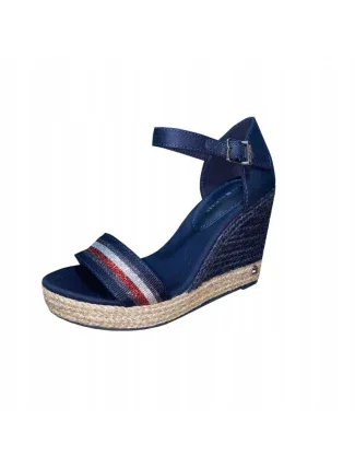 Sandále Tommy Hilfiger Grosgrain High Wedge Sandal W FW0FW05254 Sandále Tommy Hilfiger Grosgrain High Wedge Sandal W FW0FW05254
