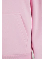 Build your Brand BY 289 Dámska mikina s kapucňou v oversize štýle „Fluffy“ 56.0289 melírovaná sivá