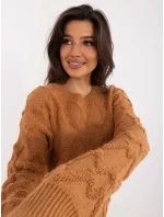 Jumper AT SW 2361.61 svetlohnedý