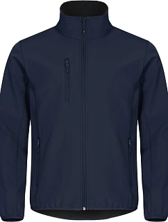 Clique Classic Softshell Jkt M Pánska 3-vrstvová softshellová bunda 67.0910 tmavo modrá