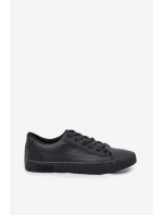 Pánske nízke tenisky Classic Eco Leather Big Star NN174252 Black Pánske nízke tenisky Classic Eco Leather Big Star NN174252 Black