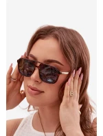 Dámské sluneční brýle s UV filtrem Hnědo-černé