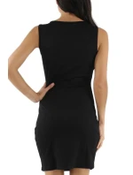 Spoločenské značkové šaty LUXESTAR zdobené perlami krátke čierne - Čierna - LUXESTAR Spoločenské značkové šaty LUXESTAR zdobené perlami krátke čierne - Čierna - LUXESTAR