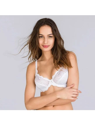 Dámska podprsenka FLOWER ELEGANCE PX005832 White - PLAYTEX Dámska podprsenka FLOWER ELEGANCE PX005832 White - PLAYTEX