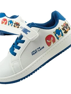 Detská športová obuv Leomil Sonic ľahká tenisová obuv so suchým zipsom biela