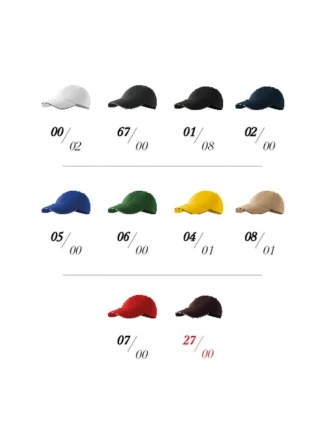 Unisex čiapka Sandwich 6P (biela)