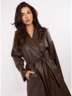 Kabát IT EN A8393.81 tmavohnedý