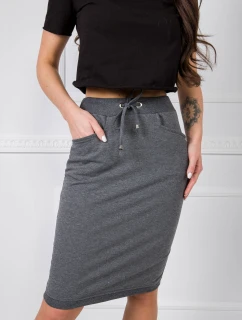 Sukňa RV SD 4793 1.32 tmavo šedá