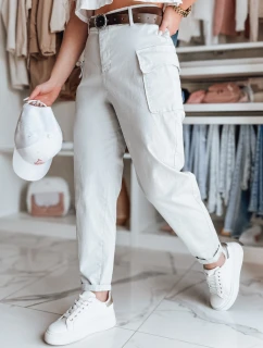 Dámske nohavice GOTRENDI svetlo šedé FashionStreet UY2529