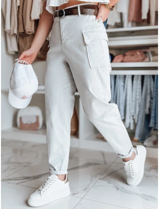 Dámske nohavice GOTRENDI svetlo šedé FashionStreet UY2529 Dámske nohavice GOTRENDI svetlo šedé FashionStreet UY2529