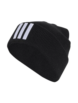 Čiapka Adidas s tromi pruhmi čierna JM3064