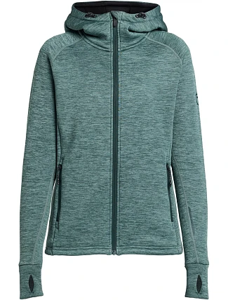 Tenson TXlite Hoodie Zip Women Dámska mikina s kapucňou 84.7402 zelená Tenson TXlite Hoodie Zip Women Dámska mikina s kapucňou 84.7402 zelená