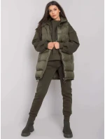 Dámska zimná súprava EM KMPL 647.00P khaki - Ex fashion