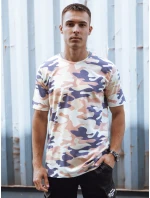 FashionStreet béžové moro pánske tričko RX5589