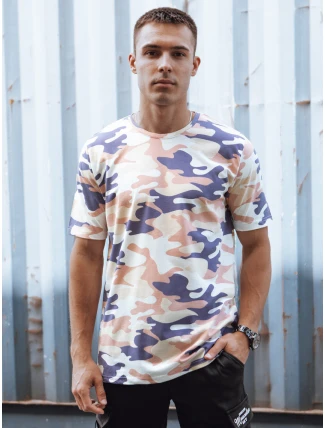 FashionStreet béžové moro pánske tričko RX5589