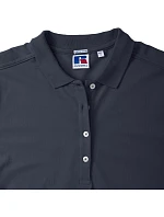 Russell Athletic 566F Dámske elastické polo tričko z piké 10.566F light oxford Russell Athletic 566F Dámske elastické polo tričko z piké 10.566F light oxford