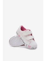 Trampki Dziewczęce Na Rzepy Lee Cooper LCW-25-02-3264K Białe