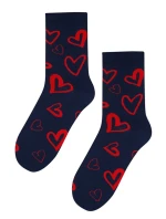 PERFECT MAN-CASUAL Valentínske vzorované ponožky