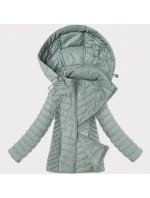 Dámska ľahká bunda s odnímateľnou kapucňou J Style mint (16M9230-156)
